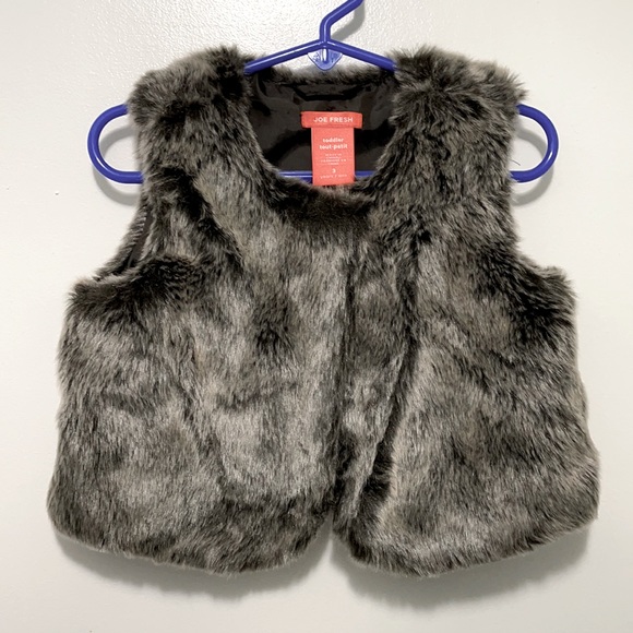 Joe Fresh Other - Like New Girls JOE FRESH Faux Fur Vest